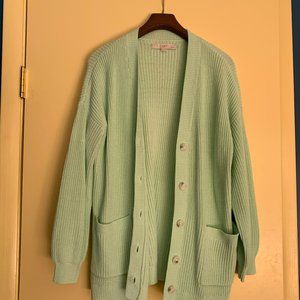 Mint Green Loft Cardigan Petite Large